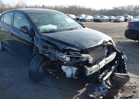 2020 Hyundai Ioniq Hybrid Blue from USA, damaged, VIN KMHC65LC5LU186447